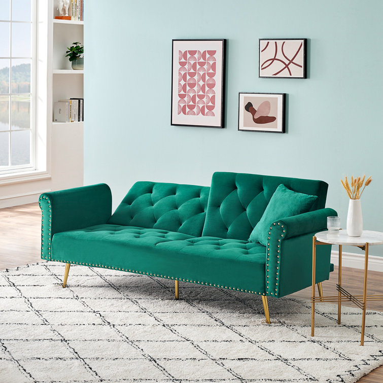 Teal sofa outlet wayfair